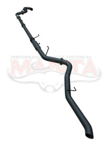 Manta Performance 3in Turbo Back Without Muffler, With Cat (Cannon Ute 2.0L TD 20-25)
