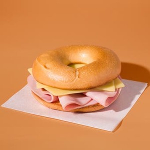 Our Menu: Ham & Cheese Bagel Krispy Kreme