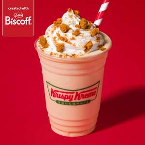 Our Menu: Biscoff Kreme Shake Krispy Kreme