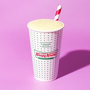 Our Menu: Banana Milkshake Krispy Kreme