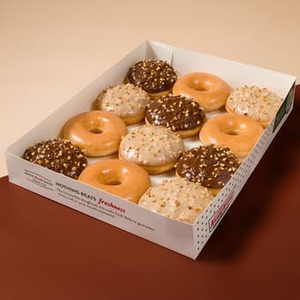 Products: Hazelnut Duo Dozen - Limited Edition Krispy Kreme