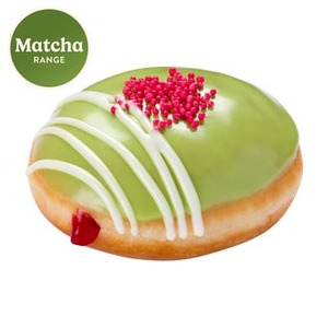 Our Menu: Strawberry Matcha Doughnut - Limited Edition Krispy Kreme