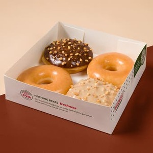 Our Menu: Hazelnut Duo 4 Pack - Limited Edition Krispy Kreme