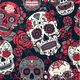 Sugar Rose Skull
