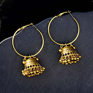 Adornments: Bell hoop Jumka