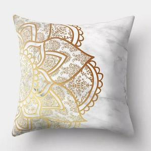 Pillow Cases: Marble Mandala Pillow Cover (Pair)