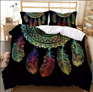 Duvet Covers: Rainbow Dream Catcher Bed Spread Duvet Cover