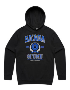 Hoodies: Sa'aga Siumu Varsity Hood 5101 - AS Colour - Mid Blue Print