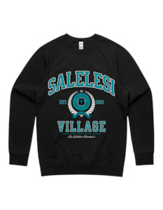 Sweatshirts: Salelesi Varsity Crewneck 5100 - AS Colour - Aqua Print