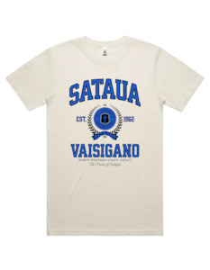 Apparel: Sataua Varsity Tee 5050 - AS Colour - Mid Blue Print