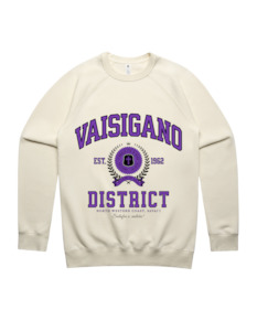 Vaisigano Varsity Crewneck 5100 - AS Colour - Purple Print