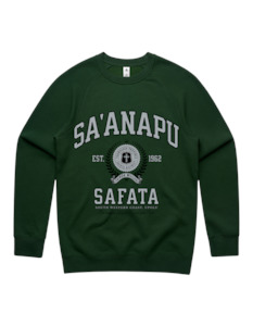 Apparel: Sa'anapu Varsity Crewneck 5100 - AS Colour - Silver Print