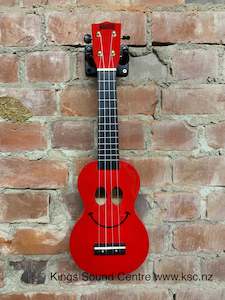 Frontpage: Mahalo Art Series Smiley Face Red Soprano Uke