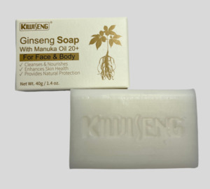 Ginseng Manuka Honey: KiwiSeng Ginseng & Manuka Essential Oil Soap | Handmade Natural Antibacterial Soap from New Zealand for Sensitive Skin