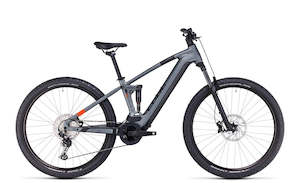 Electric Mountain Bikes: Cube Stereo Hybrid 120 Pro 625 Flashgrey'n'orange