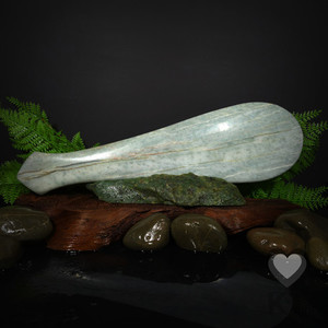 Light Green Mapere Patu - XL Kowhatu Taonga