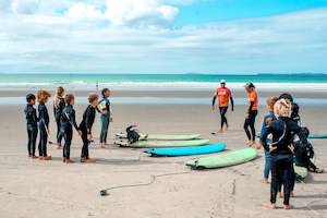 Surf Lessons: School Holiday Programme - Matarangi