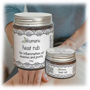 Products: Heat Rub Kumanu, earth conscious skincare