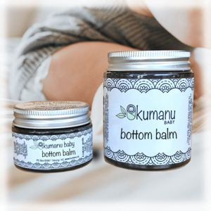 Products: Bottom Balm Kumanu, earth conscious skincare
