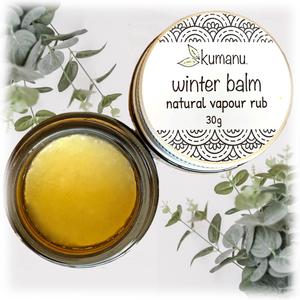 Products: Winter Balm – Natural Vapour Rub Kumanu, earth conscious skincare
