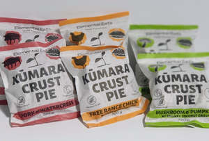 Kumara Pie Packs Frozen: The Kūmara Pie 220 gram - 6 pack