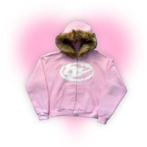 Tracky: 'PINK LOVEFUR' ZIPPA