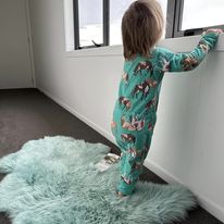 NZ Longwool Sheepskin by Bowron - Sage