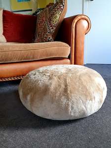 NZ Shortwool Sheepskin Ottoman