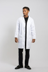 Shine Classic Lab Coat - Unisex White