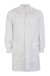 Simmons Inner Pockets Lab Coat - Unisex White
