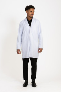 Franklin Executive Lab Coat - Unisex White