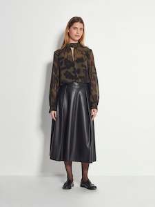 Juliette Hogan: Juliette Hogan Coco Shirt - Midnight Floral