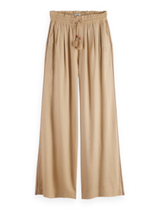 Scotch Soda: Scotch & Soda Linen Pull On Pant - Mocha