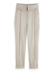 Scotch & Soda Lily high-rise tailored trousers - Taupe