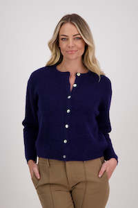 Briarwood Violet Cardigan - Ink