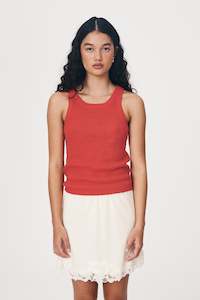 Sale: Rowie the Label Hubert Tank - Apple Red
