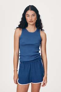 Rowie the Avery Knit Tank - Cobalt Blue