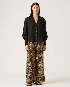 Mos The Label: Mos the Label Astra Blouse - Black