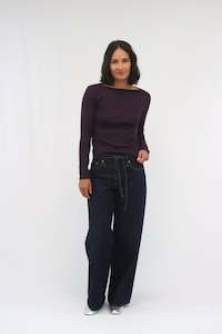 Tatano Juniper Top - Plum