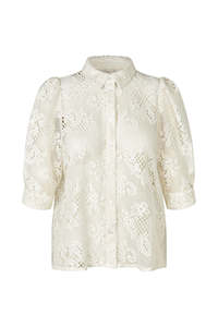 Lollys Laundry: Bono Shirt - Creme