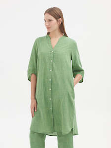 Nice Things: Chambray Shirt - Green