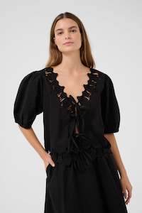 Karen By Simonsen: Victoria Blouse - Black