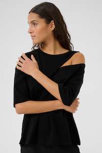 Karen By Simonsen: Renee Hole Tee - Black
