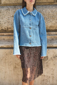 Karen By Simonsen: Shirt - Medium Blue