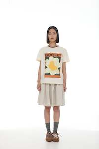 Aiden Tee - Ivory + Mint