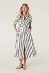 Cable: Lina Stripe Shirt Dress