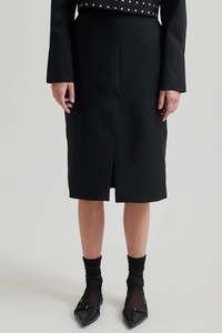 Second Female Evie New Pencil Skirt - Black