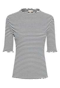 T Shirt: Candace Tee Short Sleeve - Stripe