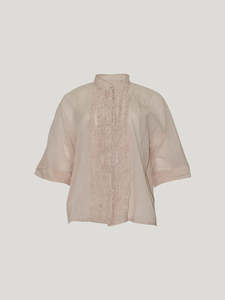 Sasha Ruffle Blouse - Perla