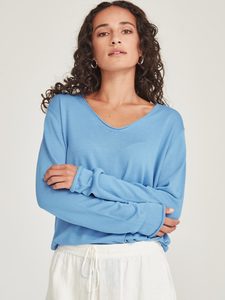 Vinnie V-Neck - Sky Blue